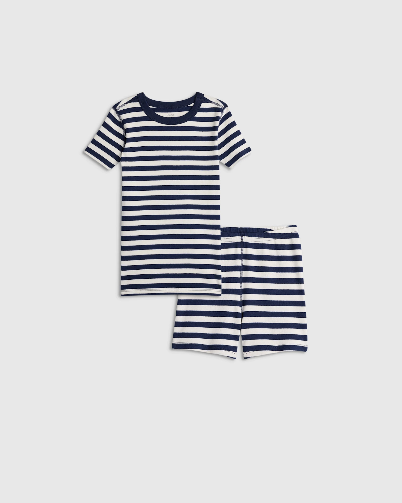 100% Organic Cotton Short Sleeve and Shorts Pajama Set | Quince