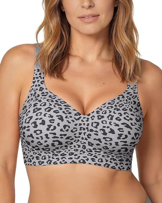 OEAK Womens Wireless Jelly Bra Plus Size Supportive Seamless Bras Full Coverage Push Up Comfortab... | Amazon (US)