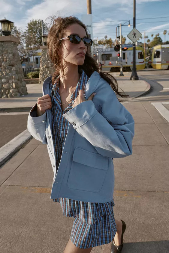 PADDED COMBINATION COLLAR JACKET | Zara US