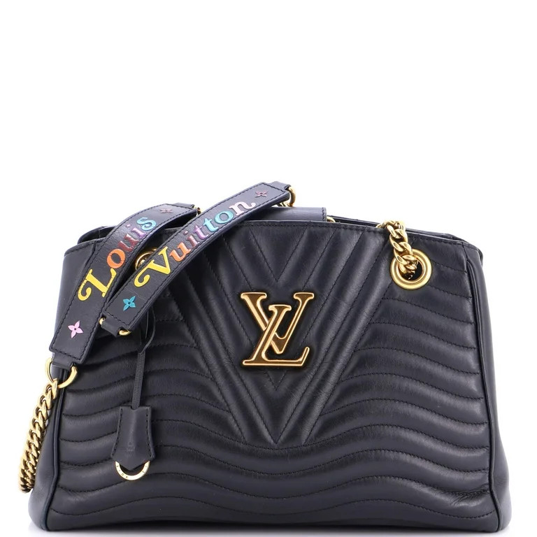 Pre-Owned Louis Vuitton New Wave Chain Tote Quilted Leather By Rebag | Walmart (US)