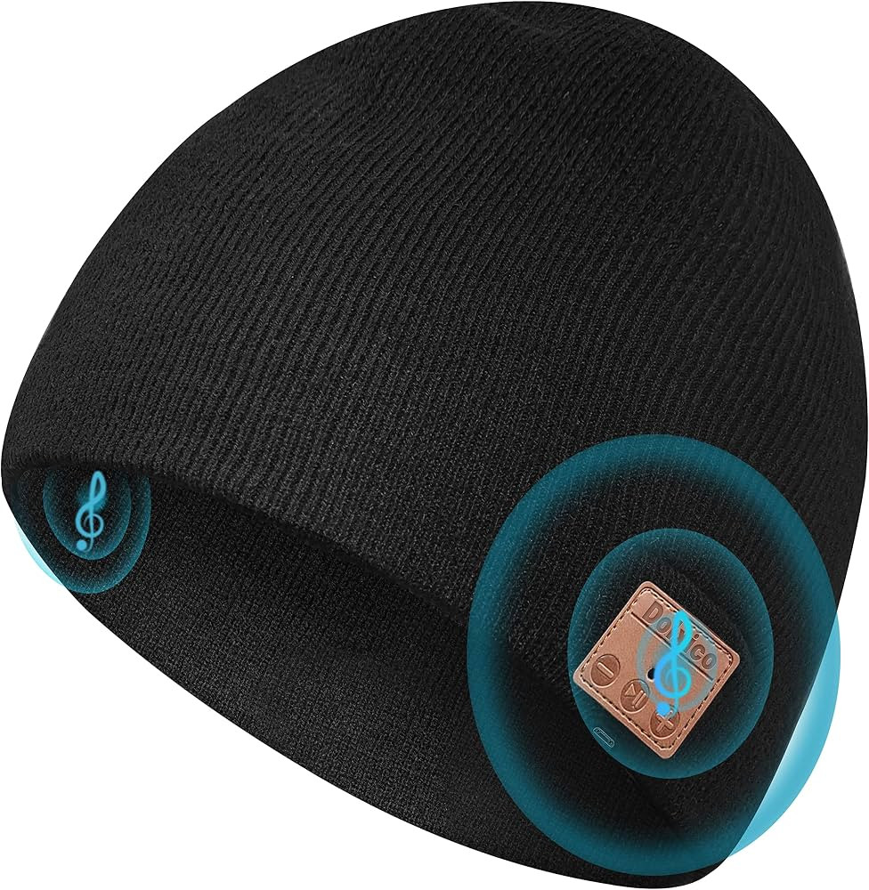 Dolxico Bluetooth Beanie Hat Headphones, Christmas Stocking Stuffers Adults Teens Unique Gifts fo... | Amazon (US)