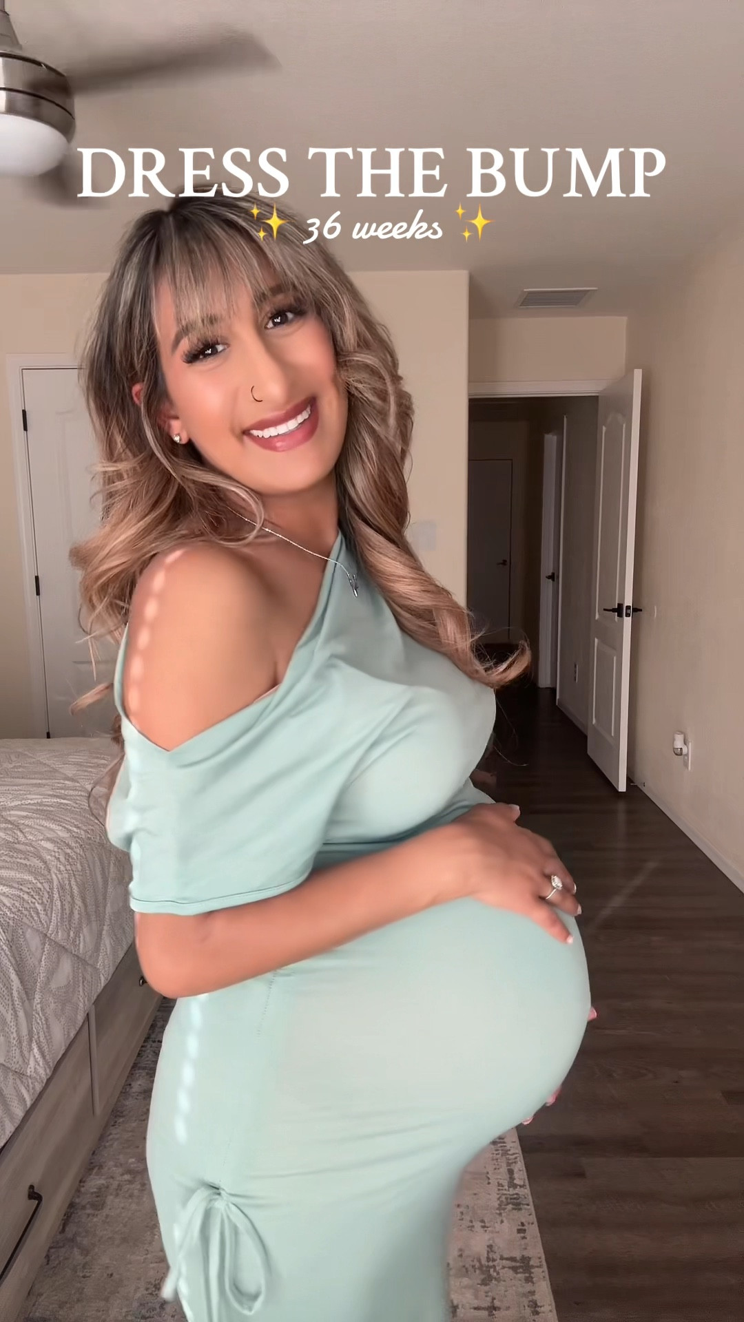 36 weeks pregnant but still enjoying/loving these moments💙 I can’t believe I’m in the final stretch of it all. What a blessing this has been. I’ve known about Zakyah for the last 32 weeks and I have gotten to be present and love on my body, Zakyah, and all the moments during this time. 🙏🏽🤰🏽✨💙 #maternity #pregnancy #bumpstyle #pregnantlife 

#LTKBump #LTKStyleTip #LTKBaby