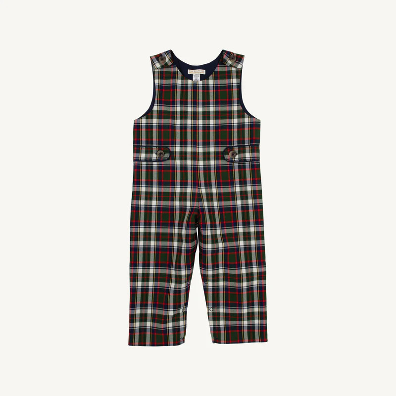 Lawson Longall (Flannel) - Grant Park Plaid with Nantucket Navy | The Beaufort Bonnet Company