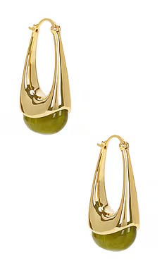 SHASHI Elysee Hoop in Gold from Revolve.com | Revolve Clothing (Global)