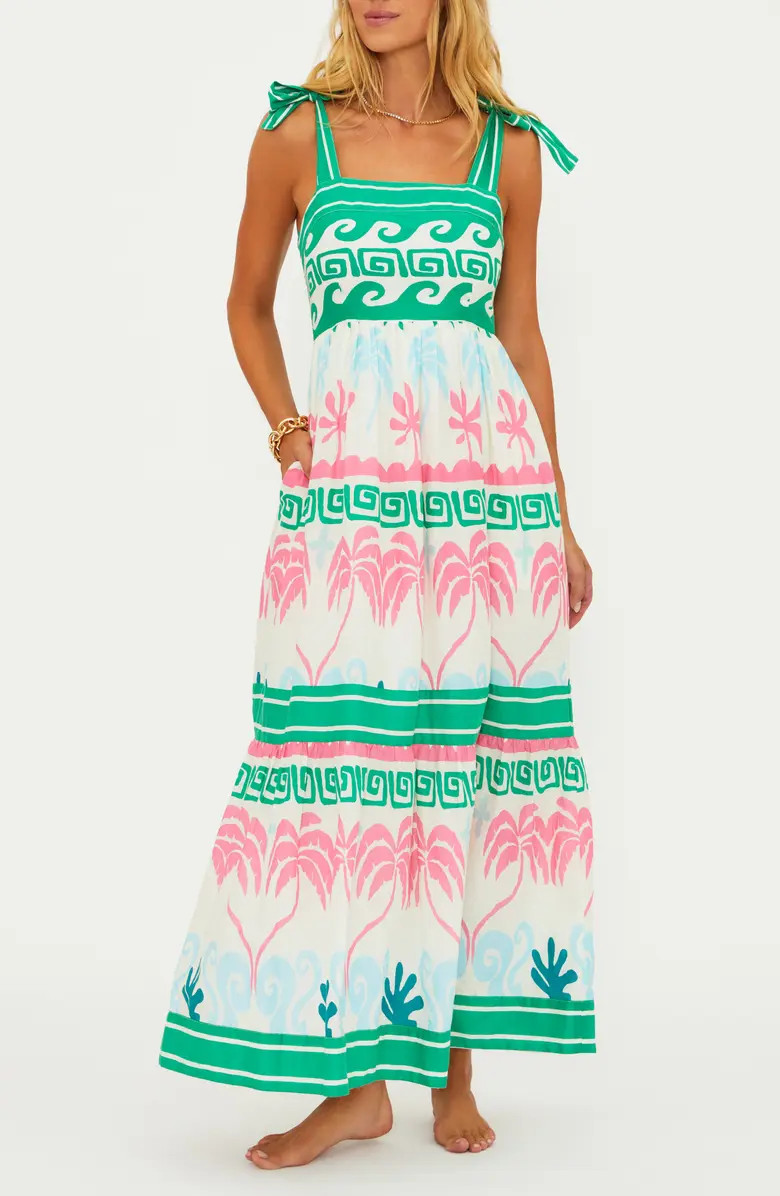 Beach Riot Cami Print Cover-Up Maxi Sundress | Nordstrom | Nordstrom