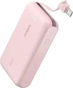 Belkin 10000mAh 20W USB C Power Bank, Portable Charger for iPhone & iPad | Fast Charging, Integra... | Amazon (US)