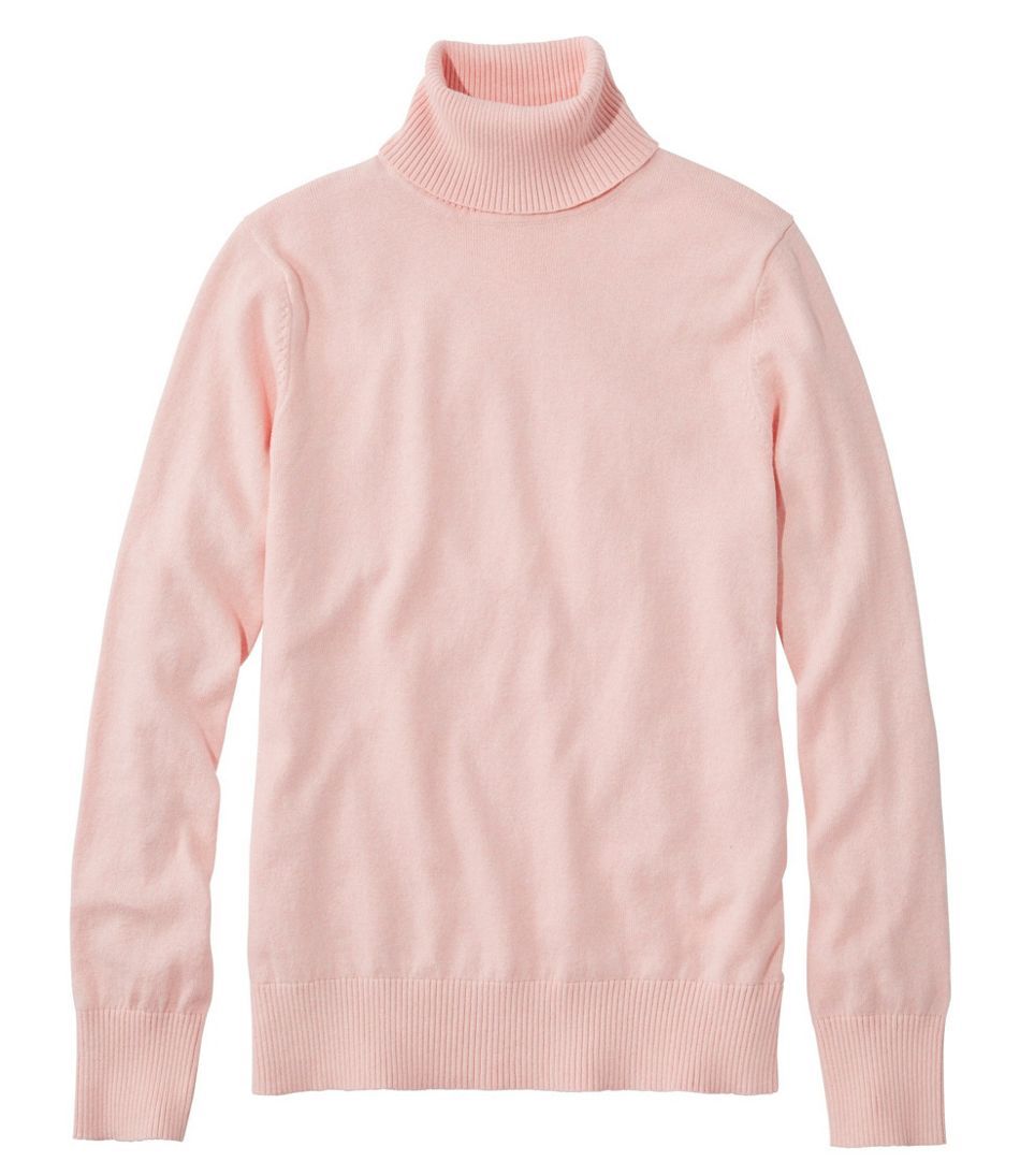 Women's Cotton/Cashmere Sweater, Turtleneck | L.L. Bean