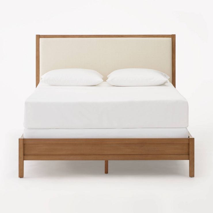 Queen Elmira Bed Frame Brown - Threshold™ designed with Studio McGee | Target