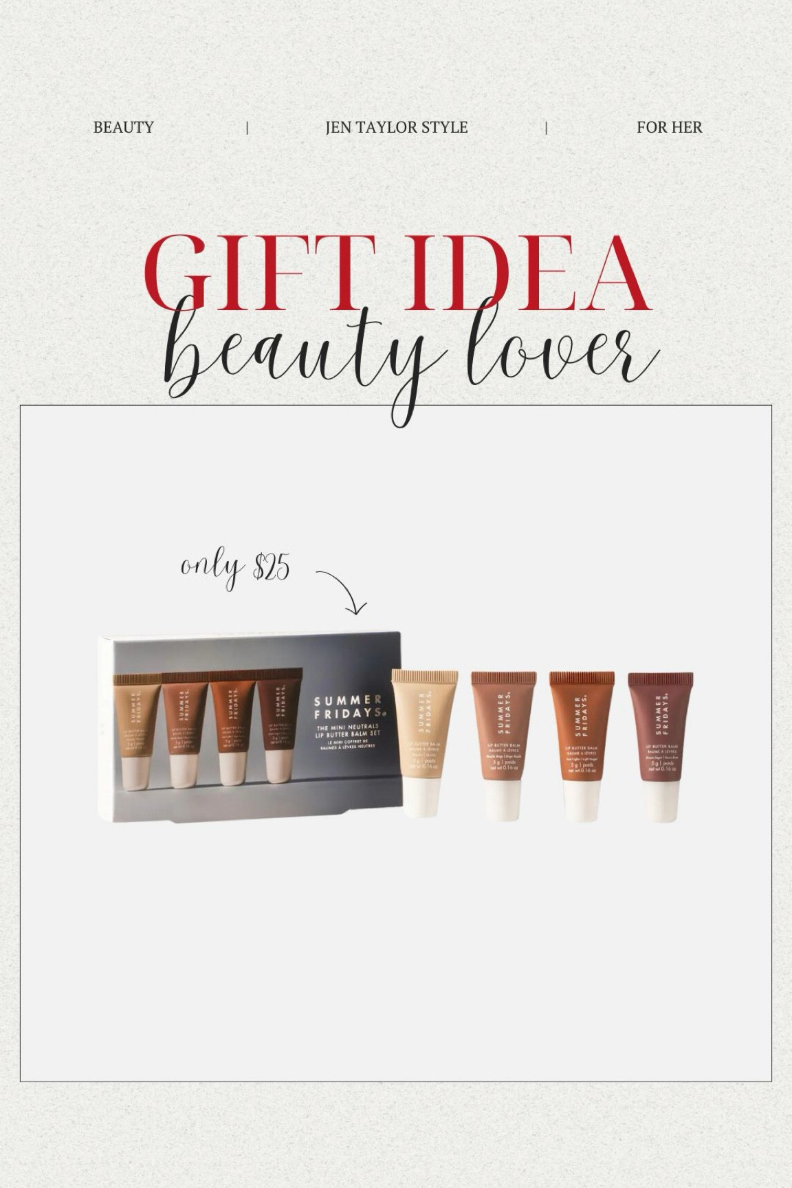 Gift idea for the beauty lover. This Summer Friday gift set would be a great stocking stuffer. 

#LTKHoliday #LTKGiftGuide #LTKSeasonal