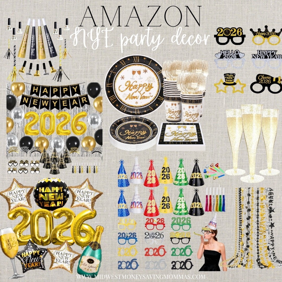 New Year’s Eve party decor

Nye party supplies  home decor  Amazon finds 

#LTKHoliday #LTKHome #LTKSeasonal