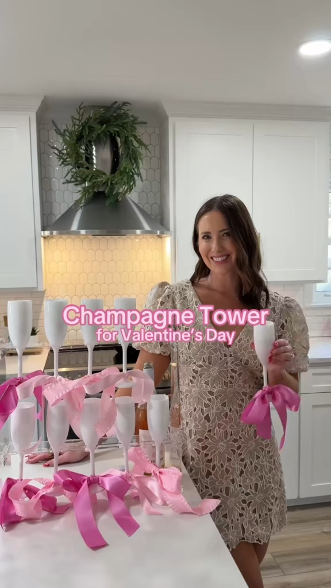 Champagne Stand for Valentine’s + Galentine’s Day 🩷✨🥂

How cute is this stand for your next party!! It was super easy to put together! (+it’s very sturdy!) I tied shades of pink ribbon around the stem of white champagne flutes and placed them in the stand 🎀 You can use any color scheme to fit the theme of your party! I can’t wait to make one for St. Patrick’s Day! 

I love how it turned out - a great addition to your girls night or dinner party at home! 

#LTKHome #LTKfoodie #LTKSeasonal