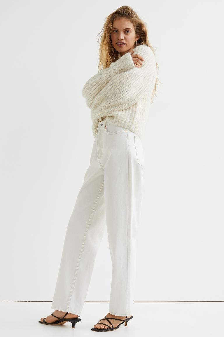 Loose Straight High Jeans | H&M (US + CA)