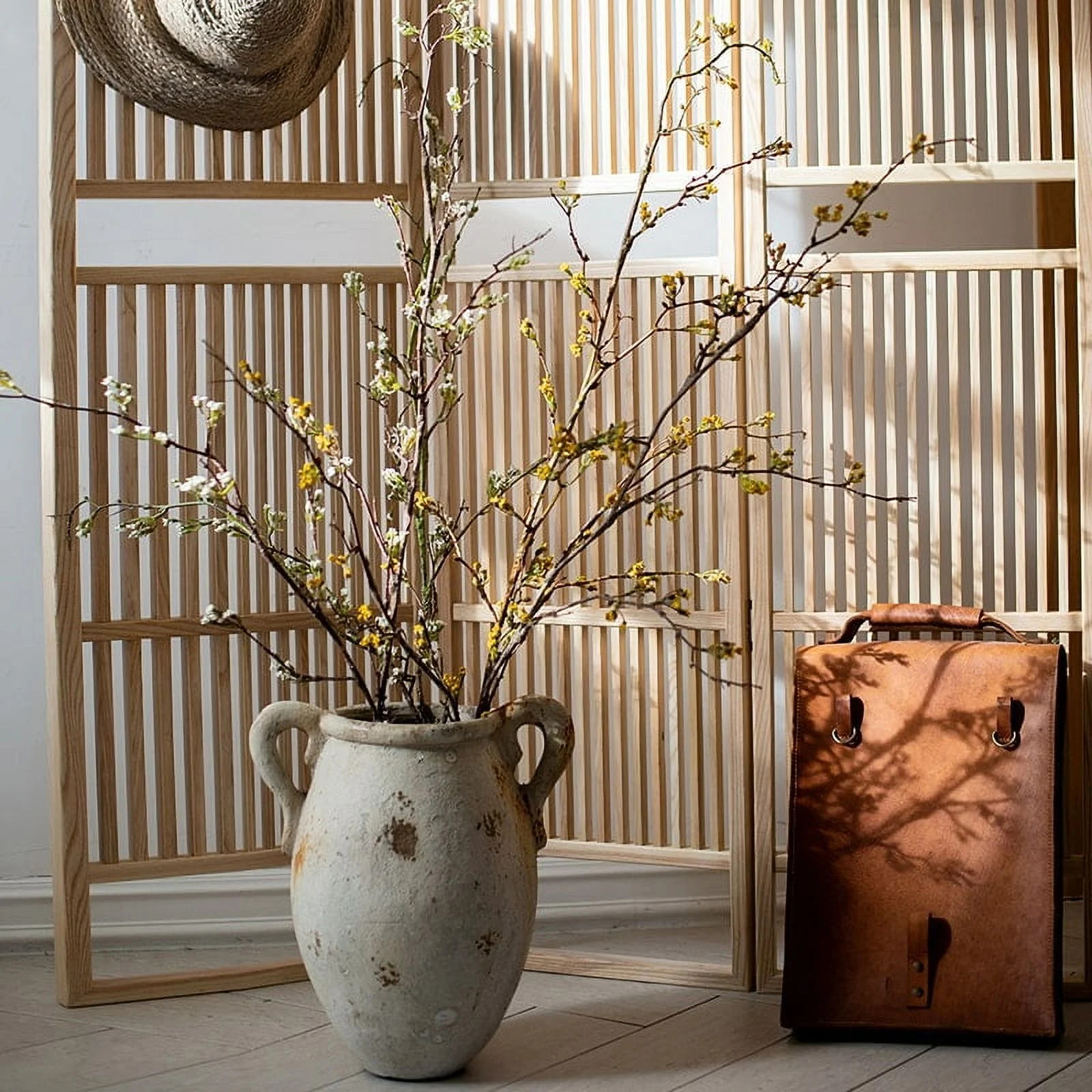 Rustic Reach 63" Artificial Plastic Purple Weigela Bouquet | Walmart (US)