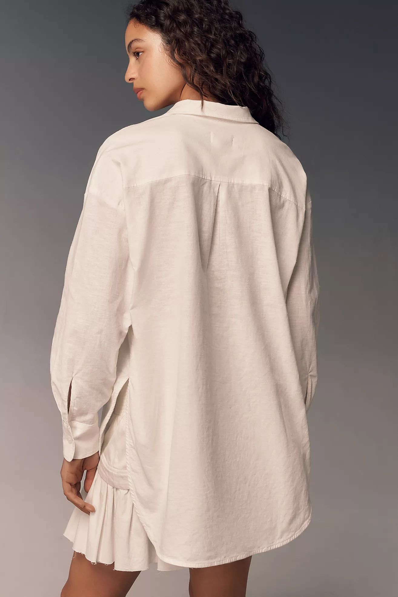 The Bennet Buttondown Shirt by Maeve: Linen Edition | Anthropologie (US)