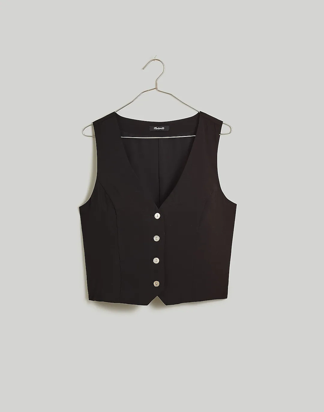 Katrina Crop Vest Top in Softdrape | Madewell