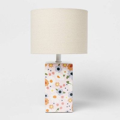 Floral Print Table Lamp - Pillowfort™ | Target