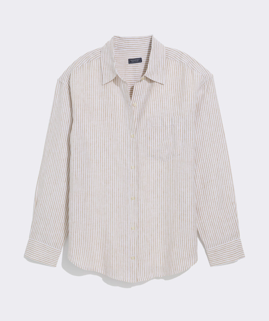 Birdie Linen Button-Down | vineyard vines