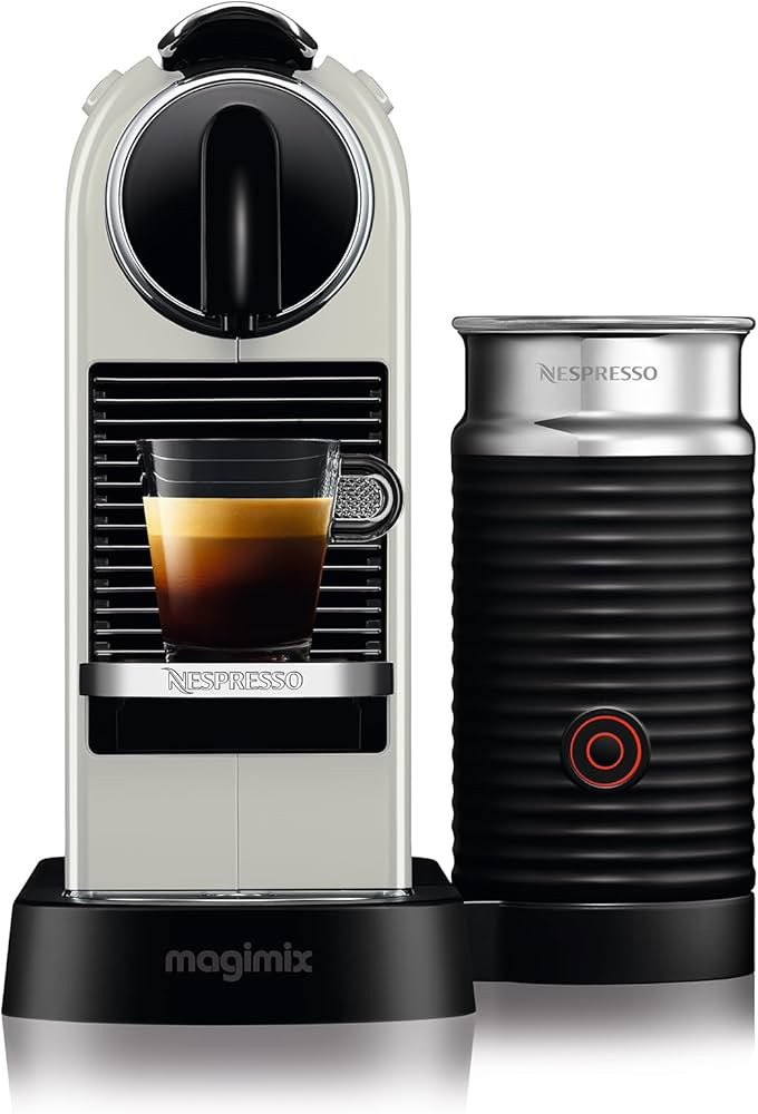 Nespresso De'Longhi CitiZ EN267.WAE, Capsule Milk Frother, Single-Serve Pod Coffee Machine, Cappu... | Amazon (UK)