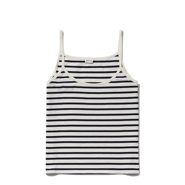 The Spaghetti Tank - Cream/Navy | KULE (US)