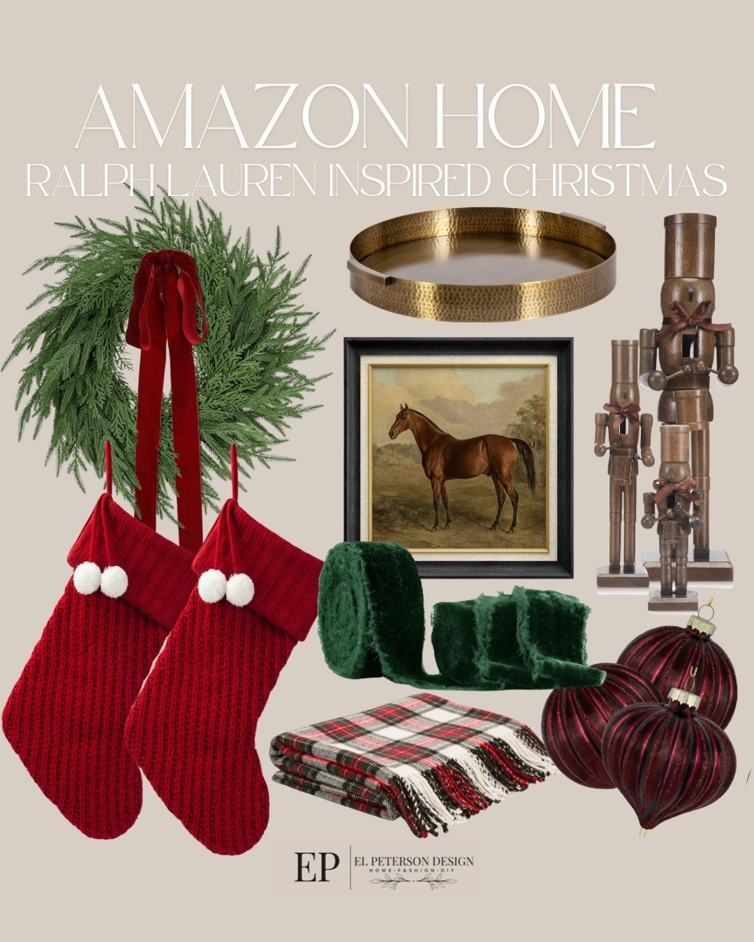 Amazon
Wreath
Stockings
Blanket
Ornaments
Artwork
Ribbons
Tray
Nutcrackers


#LTKHome #LTKFindsUnder100 #LTKFindsUnder50