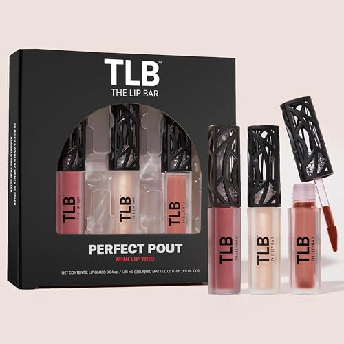 Perfect Pout Mini Lip Trio - Trophy Wife Lip Gloss, Bawse Lady Nonstop Liquid Matte, Gamechanger Gloss Up Lip Gloss | Amazon (US)