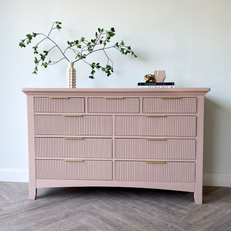 Get the look of my DIY pink fluted dresser without the work. I picked a high & low version for you. 

#LTKhome #LTKFind