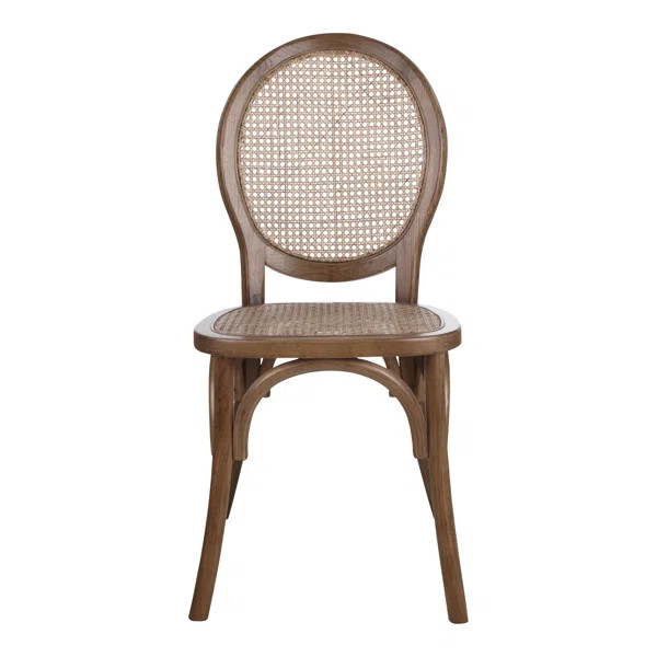 Helena Solid Wood Side Chair in Brown | Wayfair North America