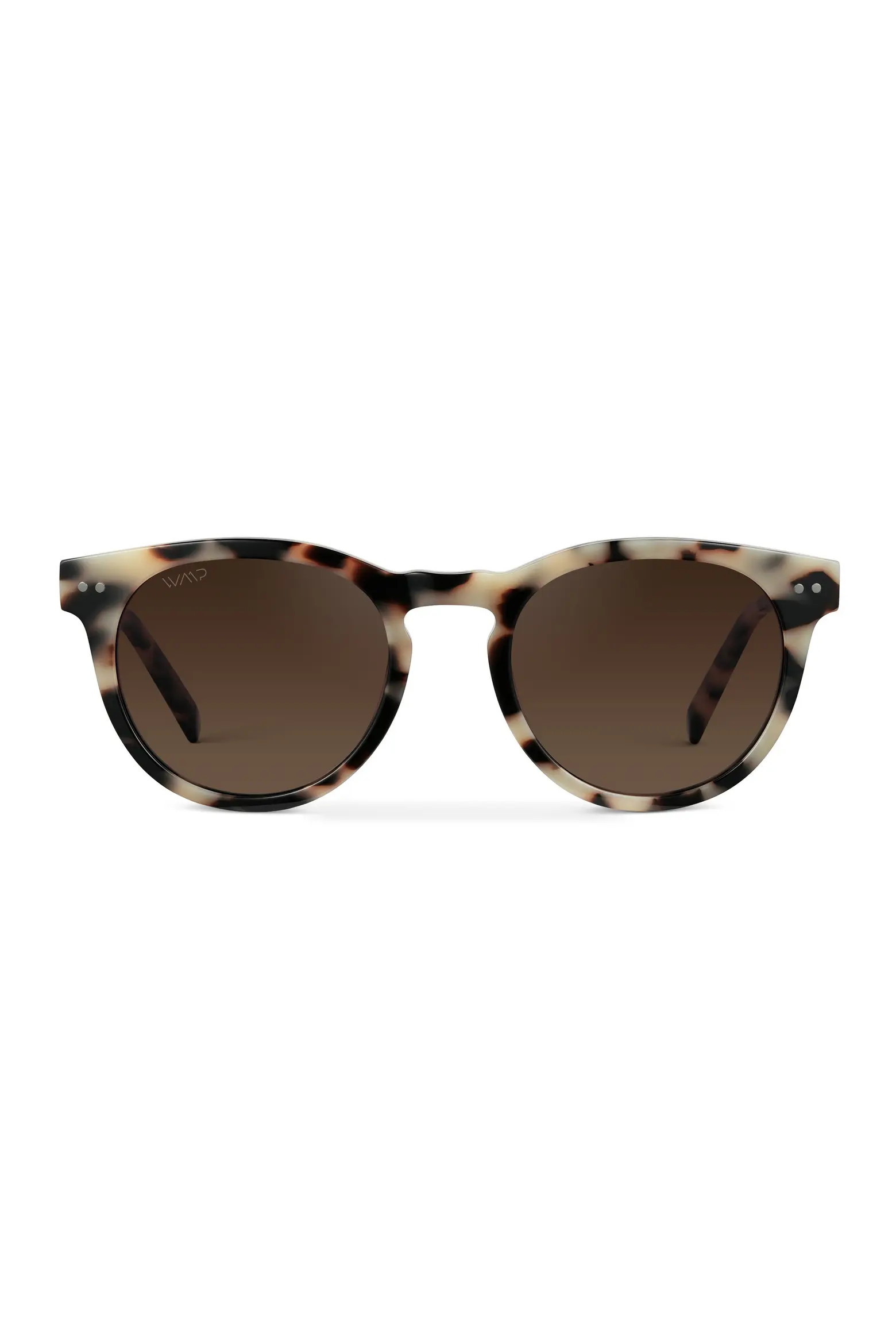 WMP Eyewear Tate - 50mm Retro Classic Round Polarized Sunglasses (Women) | Nordstrom | Nordstrom
