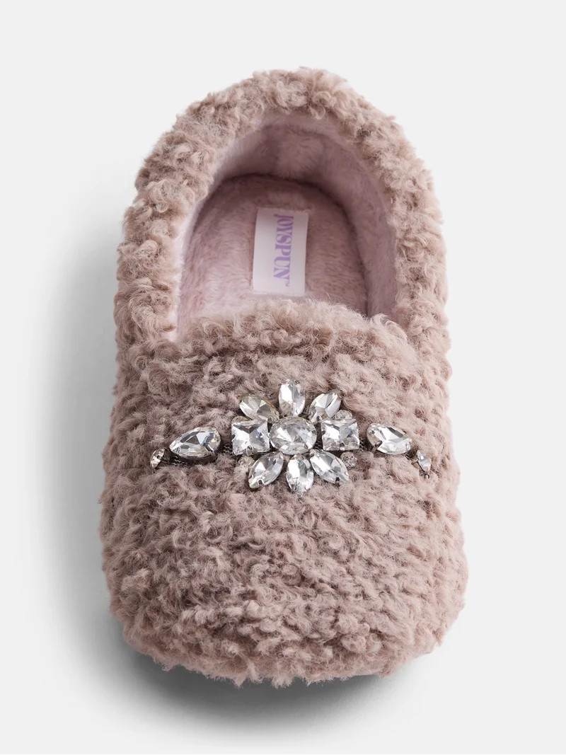 Joyspun Women's Embellished Slippers | Walmart (US)