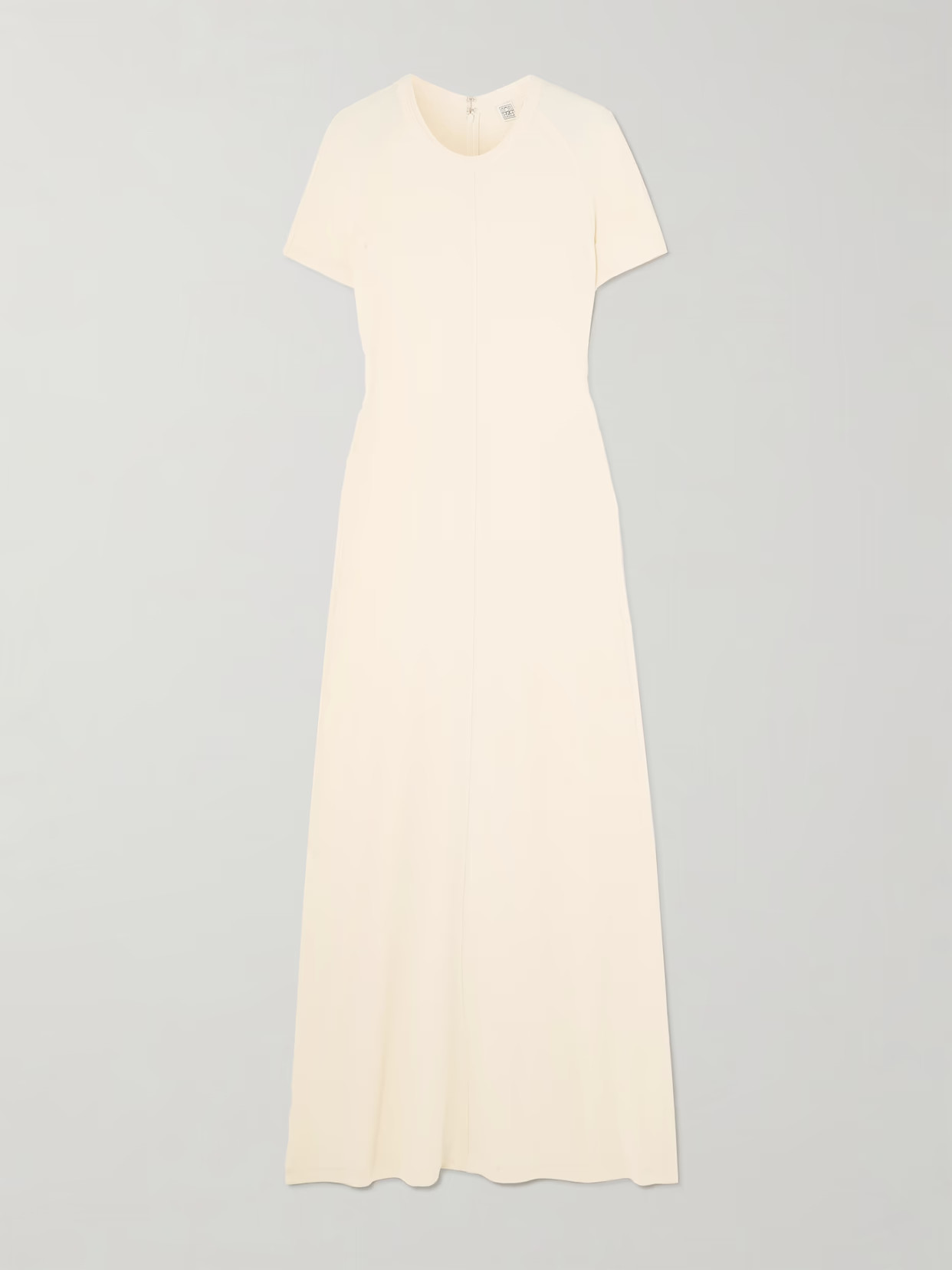TOTEME - Stretch-jersey Maxi Dress - Ecru | NET-A-PORTER (US)