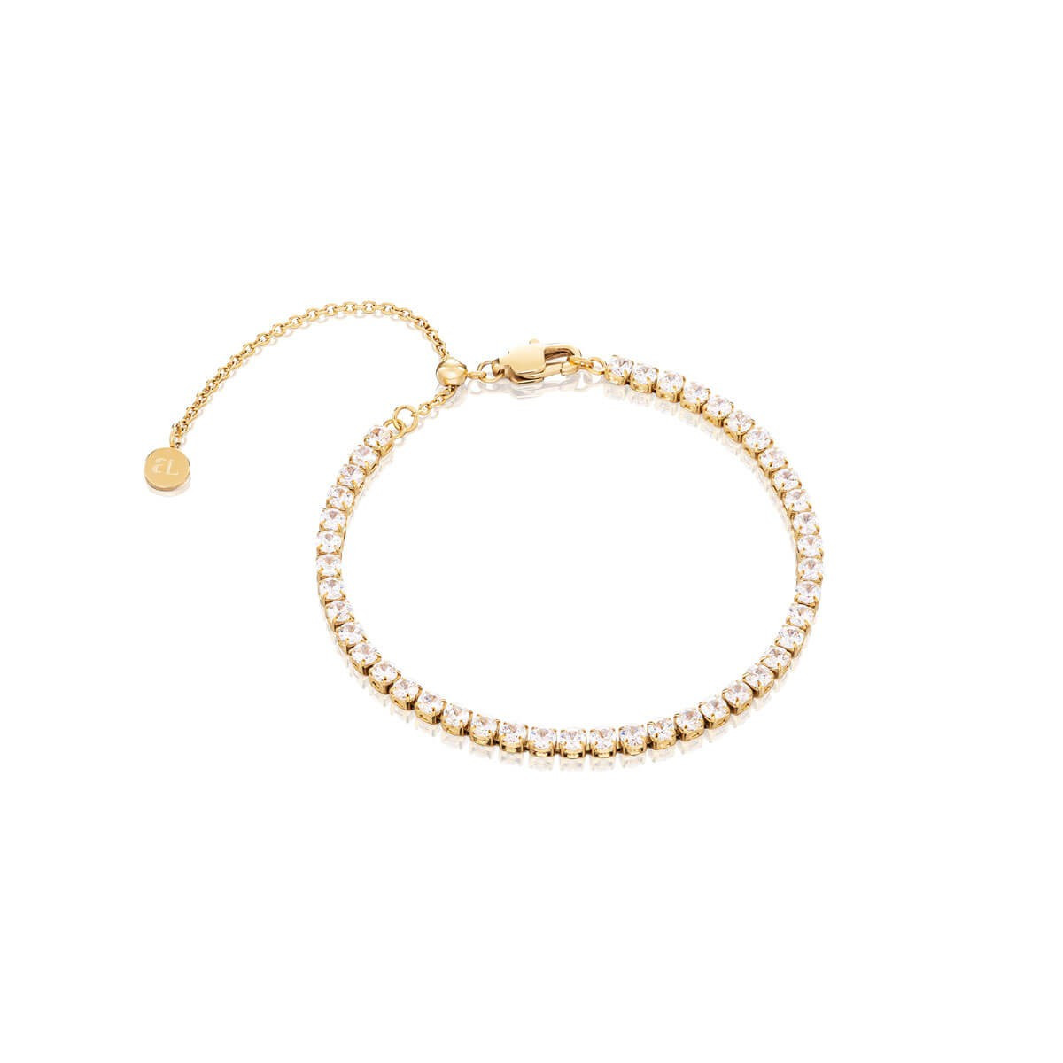 Tennis Bracelet (Gold) | Abbott Lyon