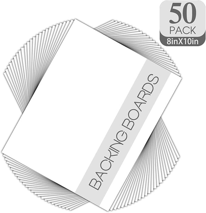 Golden State Art, Pack of 50, 8x10 Backerboards - Set Contains 50 Backing Boards Only | Amazon (US)