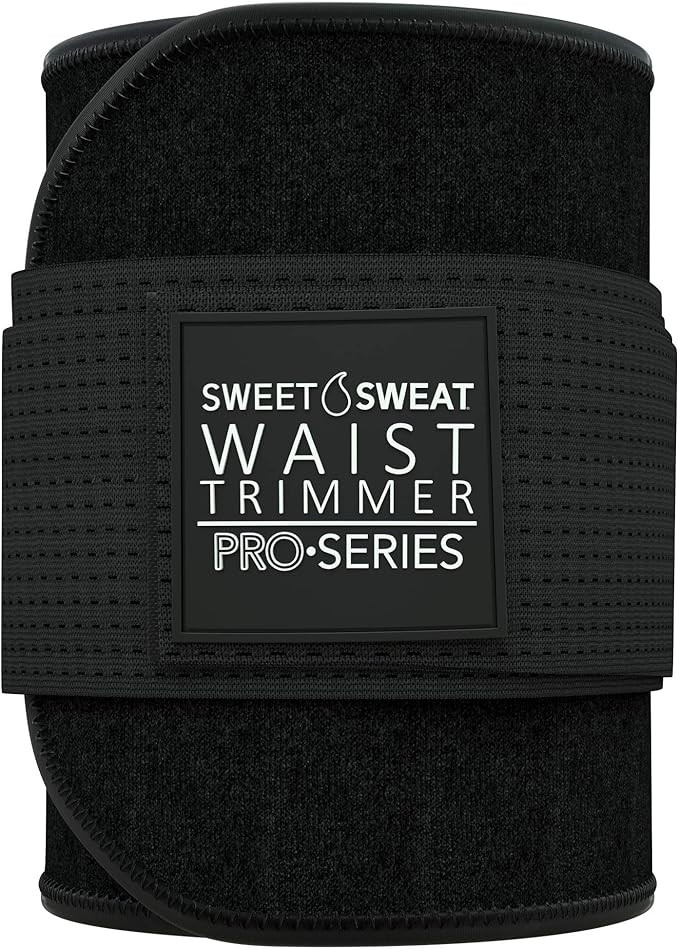 Premium Sweet Sweat Waist Trimmer 'Pro Series' Belt with Adjustable Velcro Straps for Men & Women | Amazon (US)