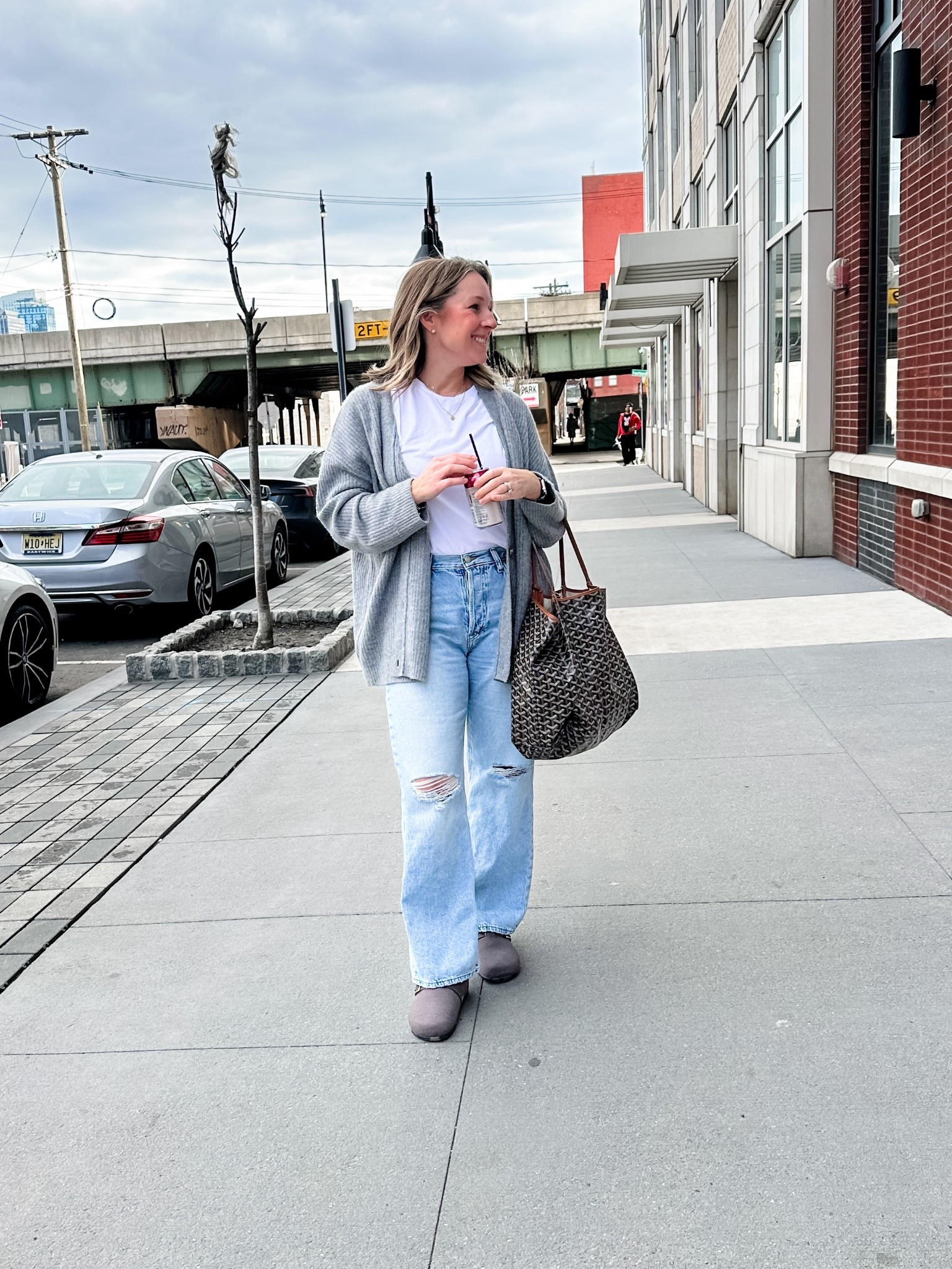 Super casual, comfy and relaxed outfit a trip to Hoboken to see Uncle Greg! 
Medium tee, small caashmere cardigan and 29 regular jeans  



#LTKootd #LTKdayinmylife #LTKPetite