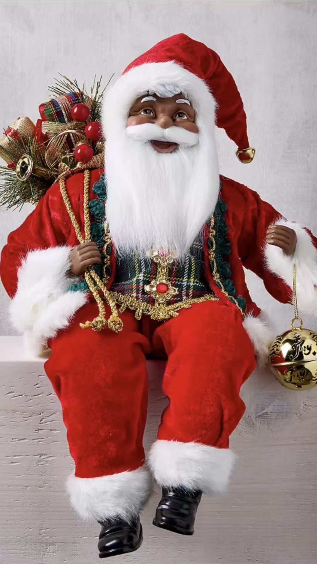 Sitting Santa Decor| Black Santa Christmas Decorations|Santa Decor

#LTKHoliday #LTKSeasonal #LTKHome