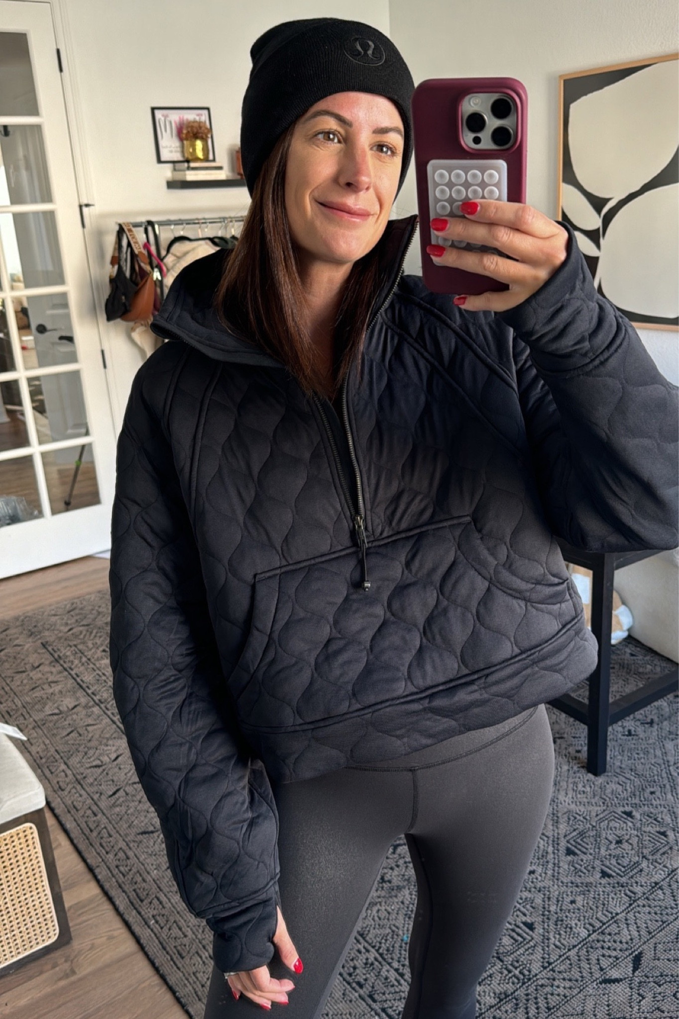 I cannot get over this quilted lululemon scuba! The same great scuba fit but the quilted pattern makes it so fun and different from my other scuba pullovers! 

#LTKfitness #LTKU #LTKSeasonal