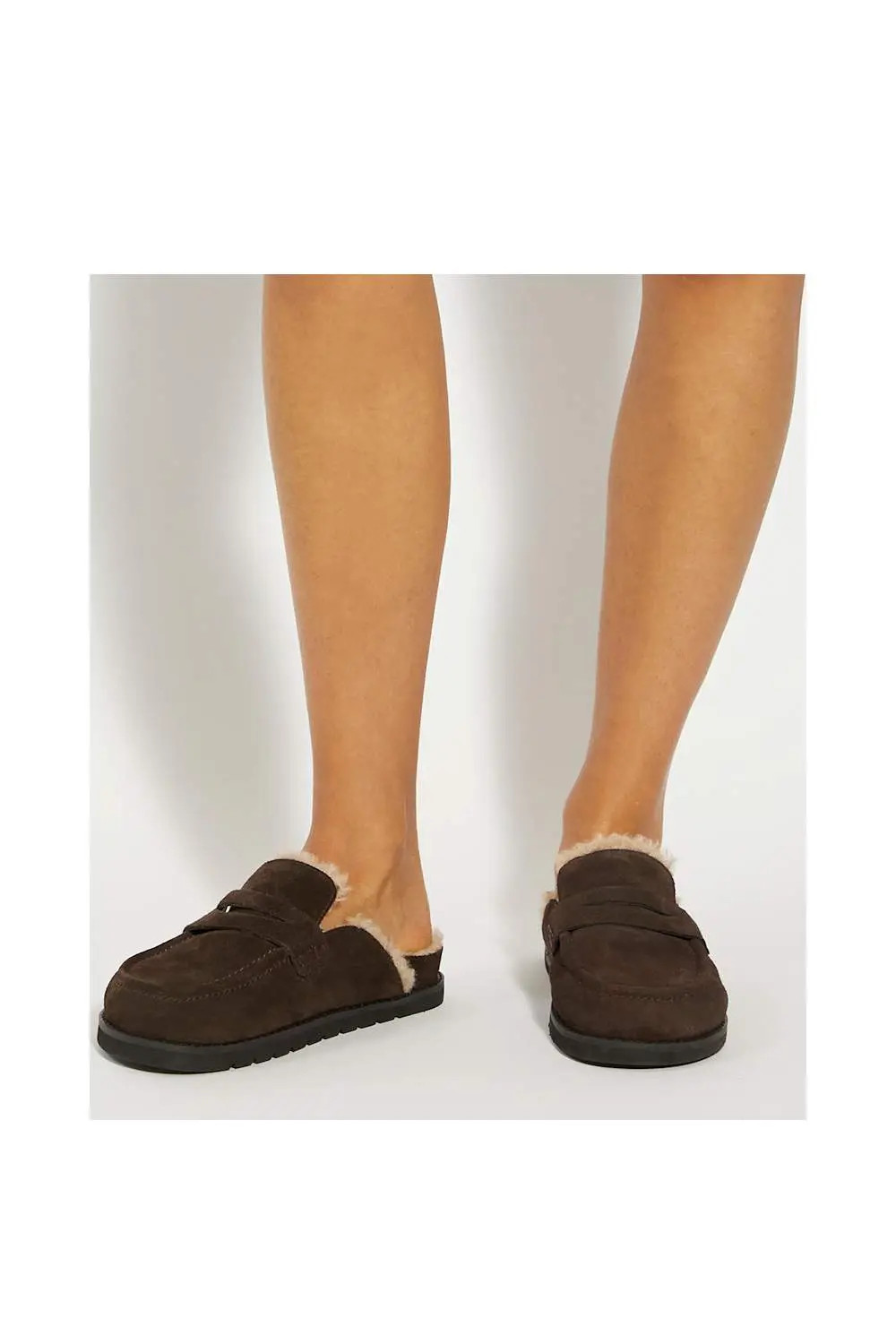 Flats | 'Goldys' Suede Mules | Dune London | Debenhams UK