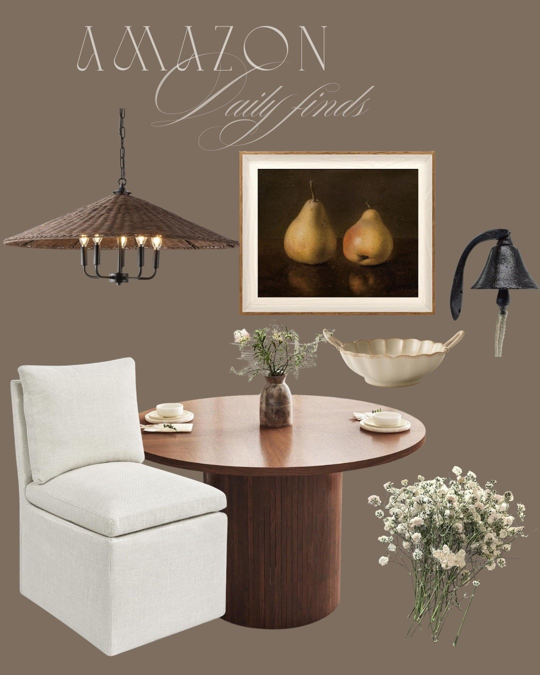 Amazon dining room finds that look expensive but are affordable. 

#LTKcanada