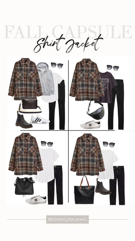 Call capsule: basic casual closet staples for fall

Four more outfit ideas for a plaid shirt jacket 

Basic casual style, fall style, capsule wardrobe, Shacket style, legging style, gray hoodie, outfit ideas, over 40 style, h&m style



#LTKstyletip #LTKunder100 #LTKSeasonal