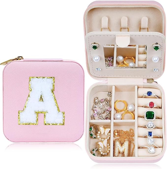 Jewelry Travel Case Small Organizer Stocking Box Personalized Gifts Teenage Jewelry Accessories H... | Amazon (US)