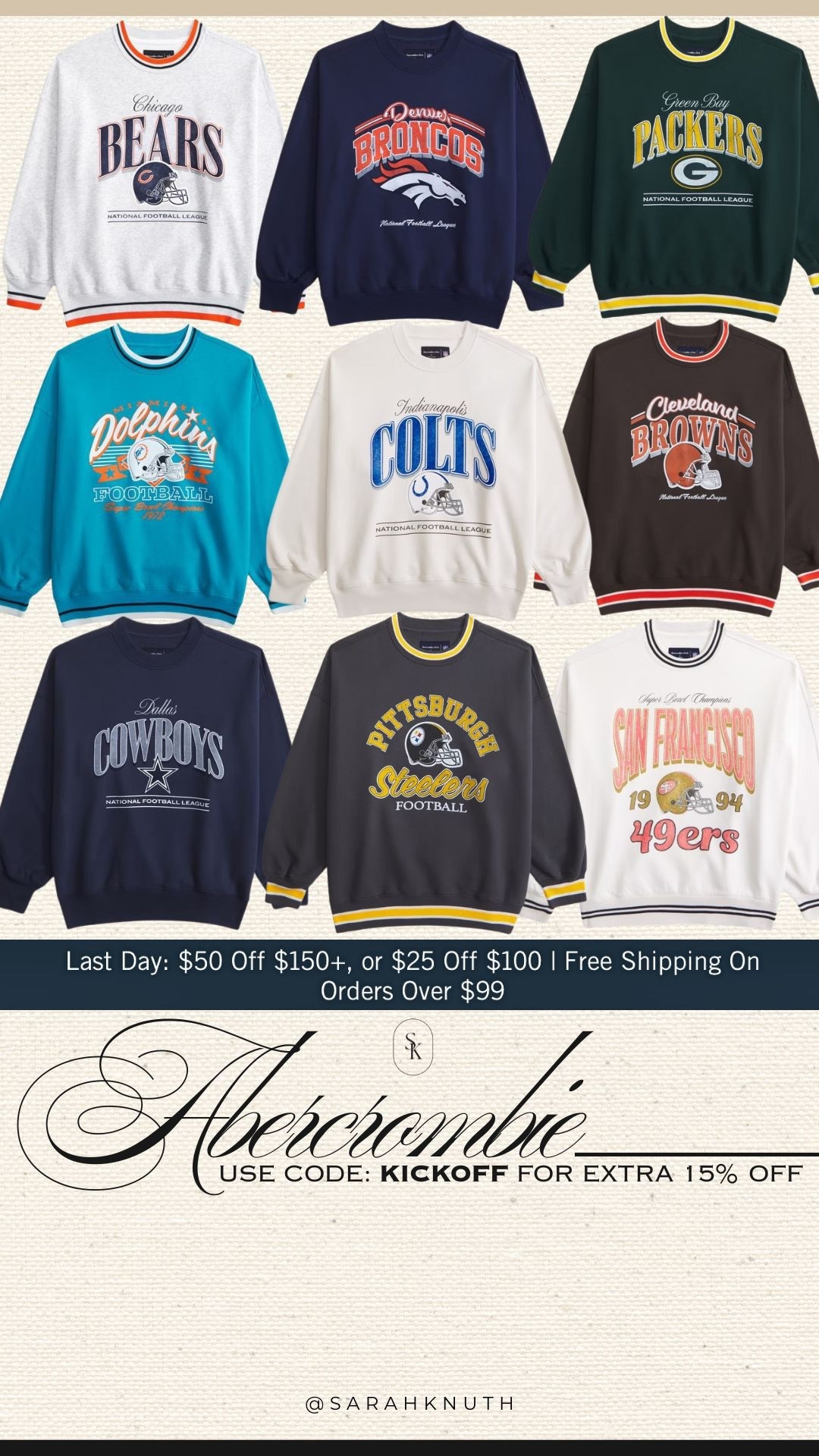 NFL sweatshirts

#LTKSaleAlert #LTKFindsUnder100 #LTKSeasonal