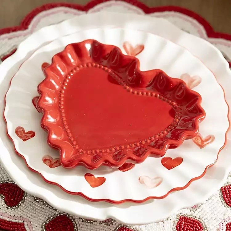 Valentine’s place setting perfect for date night or galentines! 

#dinner #plates #pink #red #holiday #date #datenight #heart #valentines #galentines #party #hostess 

#LTKootd #LTKValentine #LTKBeauty

#LTKSeasonal #LTKHome #LTKValentine