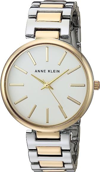 Anne Klein Women's AK/2787SVTT Two-Tone Bracelet Watch | Amazon (US)
