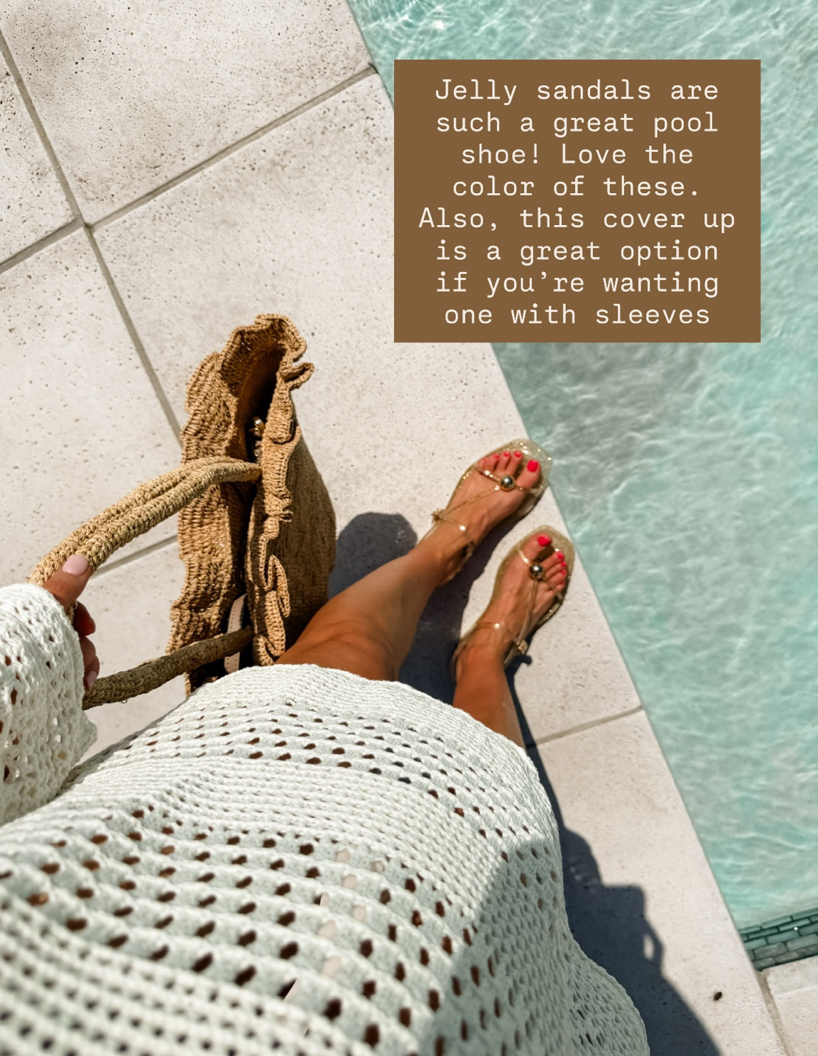 I’ve been really into the jelly shoe trend! They’re such a great pool/beach shoe! Also, highly recommend this cover up if you want one with sleeves!

Loverly Grey, Amazon, jelly shoes, jelly sandals, beach shoes, pool shoes, cover up, vacation looks

#LTKSwim #LTKSeasonal