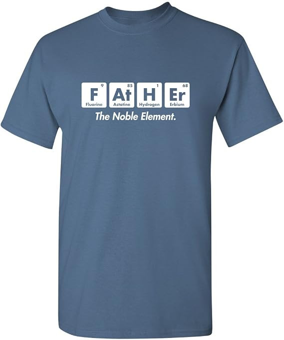 Father The Noble Element T Shirt | Premium Mens Graphic Tshirts | Timeless Graphic Tees | Mens No... | Amazon (US)