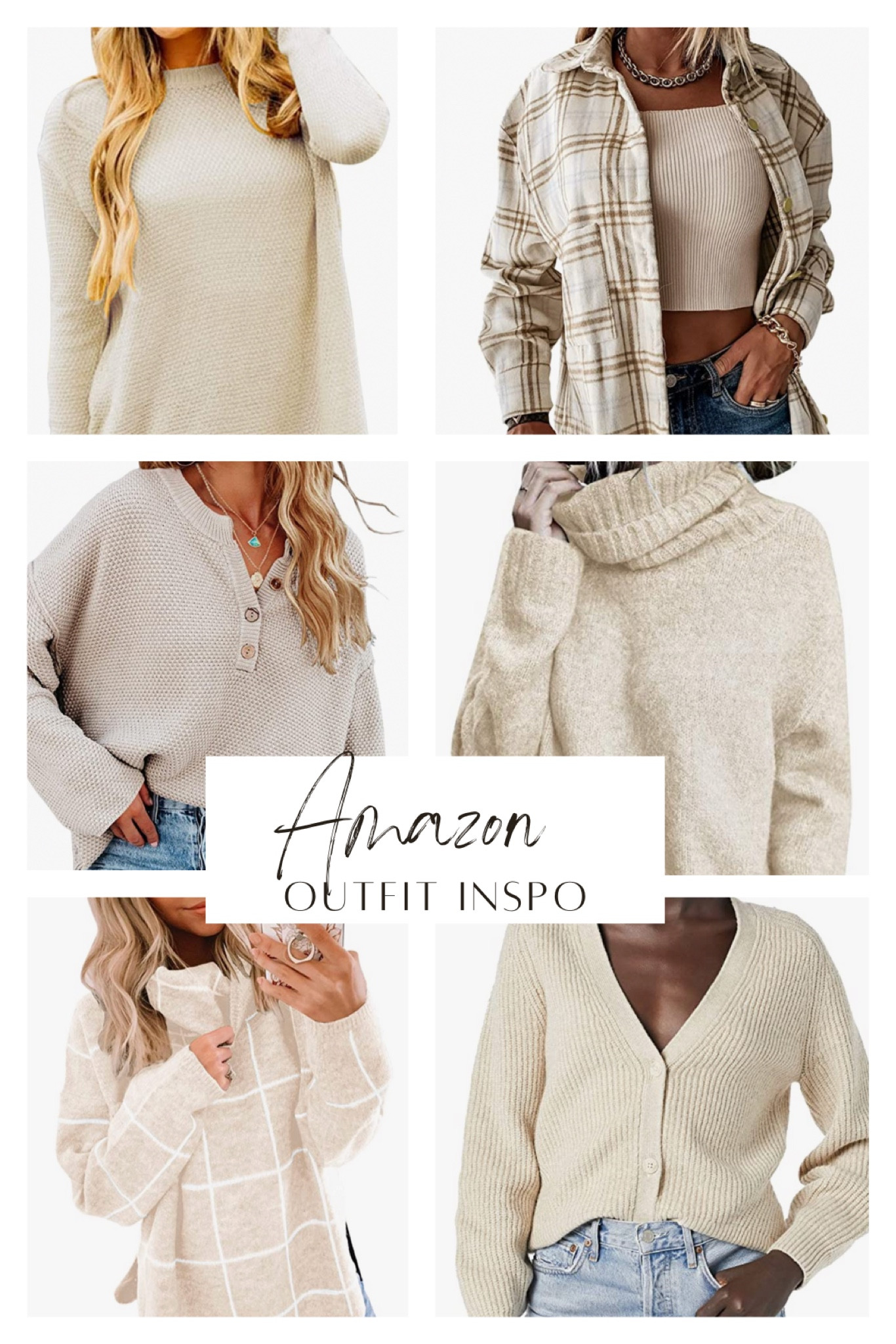 Amazon sweaters under $40 for your capsule wardrobe. Gimme all the neutrals. 

#LTKstyletip #LTKSeasonal #LTKunder50