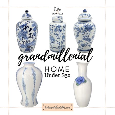 Blue and white vases! Ginger jars. Blue and white home. Under $30

#LTKwedding #LTKhome #LTKfindsunder50