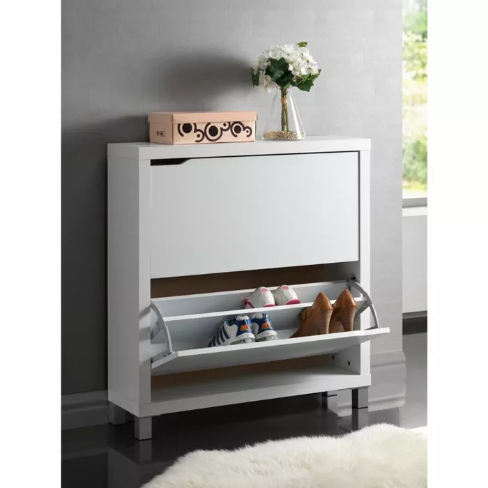 Simms Modern Shoe Cabinet - Baxton Studio | Target