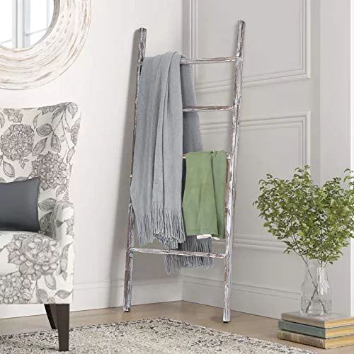 RHF 48" Blanket Ladder ,Decorative Ladder,Ladder Shelf,Leaning Shelf,Decorative Ladder for Bathro... | Walmart (US)