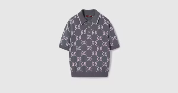 GG cotton jacquard polo shirt | Gucci (US)